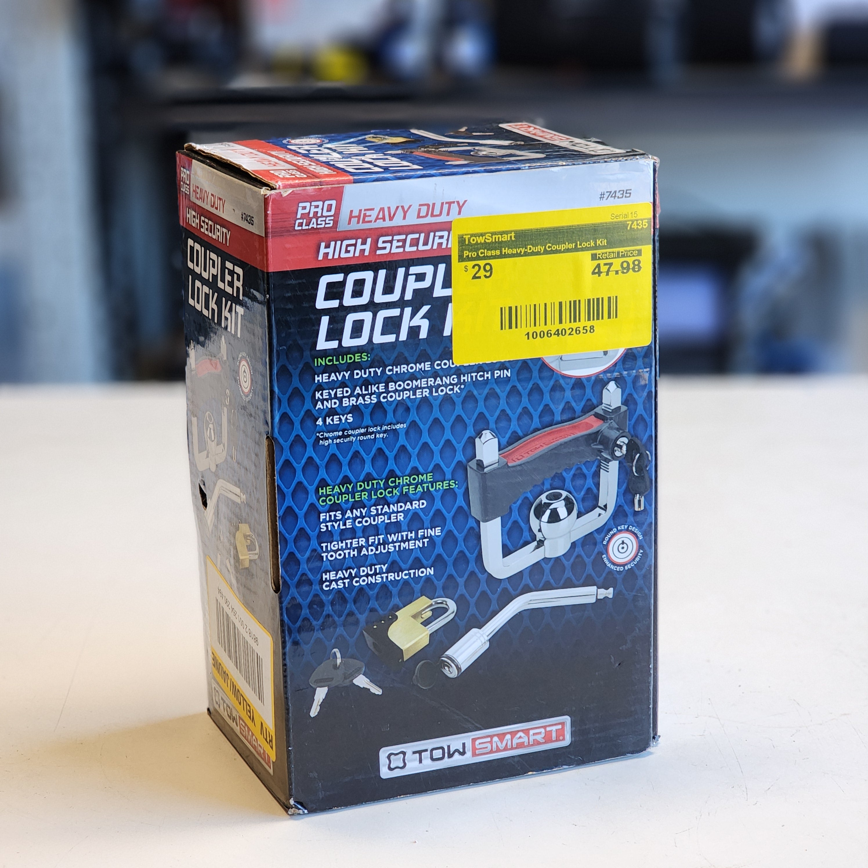 Pro Class Heavy-Duty Coupler Lock Kit (7435) Pro Class Heavy-Duty Coupler Lock Kit (7435)